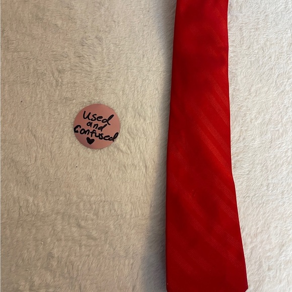 Puritan Vibrant Red Men's Tie - Picture 3 of 6